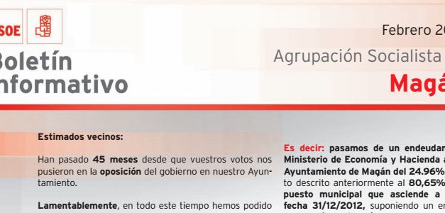 Boletín informativo febrero 2015